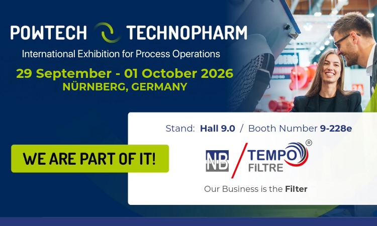 Tempo Filtre POWTECH TECHNOPHARM 2026’da